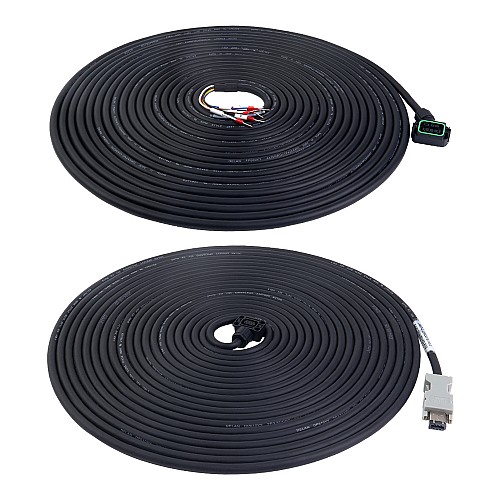 10m(393.7")Motor and Encoder Cable with Connectors Kit for A6 Series 17-bit Servo Motor with Brake - A6-10MB-10E | StepperOnline CA 10m(393.7")Motor and Encoder Cable with Connectors Kit for A6 Series 17-bit Servo Motor with Brake - A6-10MB-10E | StepperOnline CA