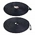10m(393.7") Motor and Encoder Cable with Connectors Kit for A6 Series 17-bit Servo Motor with Brake