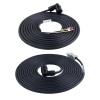 5m(196.85") Motor and Encoder Cable with Connectors Kit for A6 & A6H Series 17-bit Servo Motor with Brake - A6-5MB-5E-B | StepperOnline CA