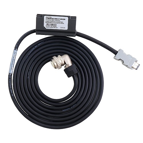 3m(118.11") Encoder Cable with Battery Box for A6 & A6H Series 17-bit Servo Motor - AS7-C-ENC072-BAT-3.0 | StepperOnline CA