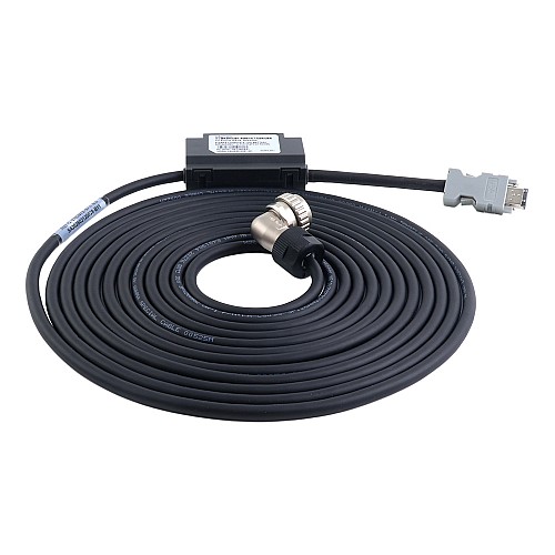 5m(196.85") Encoder Cable with Battery Box for A6 & A6H Series 17-bit Servo Motor - AS7-C-ENC072-BAT-5.0 | StepperOnline CA