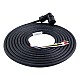 5m(196.85") Motor and Encoder Cable with Connectors Kit for A6 & A6H Series 17-bit Servo Motor with Brake - A6-5MB-5E-B | StepperOnline CA