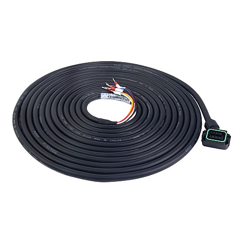 5m(196.85) Motor Cable with Connector for A6 Series 17-bit Servo Motor with Brake - AS7-C-PWB075-5.0 | StepperOnline CA 5m(196.85) Motor Cable with Connector for A6 Series 17-bit Servo Motor with Brake - AS7-C-PWB075-5.0 | StepperOnline CA