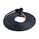 5m(196.85") Motor and Encoder Cable with Connectors Kit for A6 & A6H Series 17-bit Servo Motor - A6-5M-5E-B | StepperOnline CA