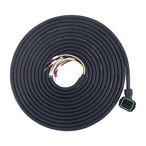 5m(196.85) Motor Cable with Connector for A6 Series 17-bit Servo Motor - AS7-C-PWR075-5.0 | StepperOnline CA 5m(196.85) Motor Cable with Connector for A6 Series 17-bit Servo Motor - AS7-C-PWR075-5.0 | StepperOnline CA
