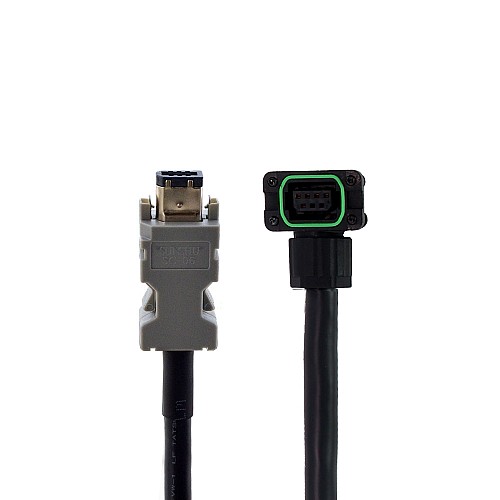 10m(393.7) Encoder Extension Cable with Connector for T6 & T7 Series 23-bit Servo Motor - CEST10M0-2 | StepperOnline CA 10m(393.7) Encoder Extension Cable with Connector for T6 & T7 Series 23-bit Servo Motor - CEST10M0-2 | StepperOnline CA