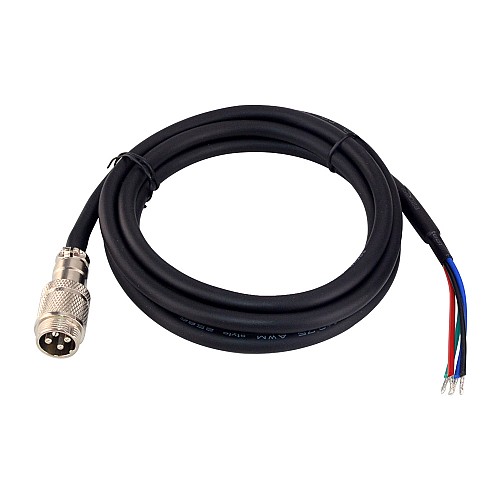 1.7m(67) AWG18 Motor Extension Cable with GX16 Aviation Connector for Nema 34 Closed Loop Stepper Motors - CM2M-18 | StepperOnline CA