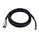 1.7m(67) AWG18 Motor Extension Cable with GX16 Aviation Connector for Nema 34 Closed Loop Stepper Motors - CM2M-18 | StepperOnline CA