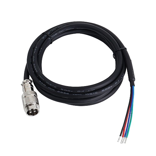 1.7m(67) AWG20 Motor Extension Cable with GX16 Aviation Connector for Nema 23 and 24 Closed Loop Stepper Motors - CM2M-20 | StepperOnline CA