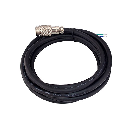 2.7m(106) AWG18 Motor Extension Cable with GX16 Aviation Connector for Nema 34 Closed Loop Stepper Motors - CM3M-18 | StepperOnline CA 2.7m(106) AWG18 Motor Extension Cable with GX16 Aviation Connector for Nema 34 Closed Loop Stepper Motors - CM3M-18 | StepperOnline CA