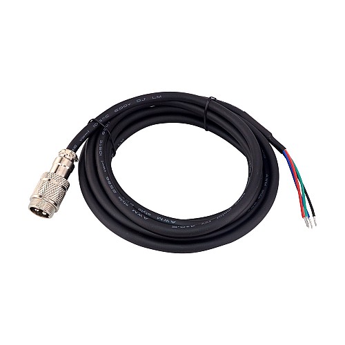 2.7m(106) AWG20 Motor Extension Cable with GX16 Aviation Connector for Nema 23 and 24 Closed Loop Stepper Motors - CM3M-20 | StepperOnline CA