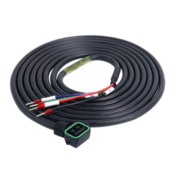 3m(118.11") 4-PIN Motor Extension Cable with Connector for T6 Series 23-bit Servo Motor
