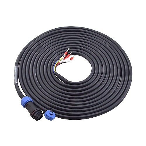 5m(196.85) 4-PIN Motor Extension Cable with IP65 Aviation Connector for T6 Series 17-bit Servo Motor - CMST5M | StepperOnline CA 5m(196.85) 4-PIN Motor Extension Cable with IP65 Aviation Connector for T6 Series 17-bit Servo Motor - CMST5M | StepperOnline CA