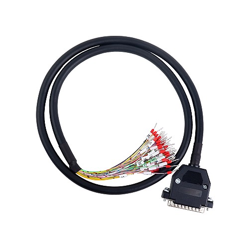 1m(39.37) DB44 Male to Bare High Flex Shielded Cable D-SUB 44-Pin Connector to Single End Cable with Terminal - DB44-1M | StepperOnline CA 1m(39.37) DB44 Male to Bare High Flex Shielded Cable D-SUB 44-Pin Connector to Single End Cable with Terminal - DB44-1M | StepperOnline CA
