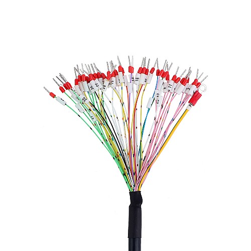 1m(39.37) DB44 Male to Bare High Flex Shielded Cable D-SUB 44-Pin Connector to Single End Cable with Terminal - DB44-1M | StepperOnline CA 1m(39.37) DB44 Male to Bare High Flex Shielded Cable D-SUB 44-Pin Connector to Single End Cable with Terminal - DB44-1M | StepperOnline CA