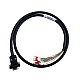 1m(39.37") HDB15 Male to Bare High Flex Shielded Cable D-SUB 15-Pin Connector to Single End Cable with Terminal - HDB15-1M | StepperOnline CA