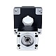 85mm Hollow Rotary Actuator Platform Gear Ratio 10:1 Backlash 3arc-min for Nema 23 Stepper Motor - HRP85KH-G10-D8 | StepperOnline CA
