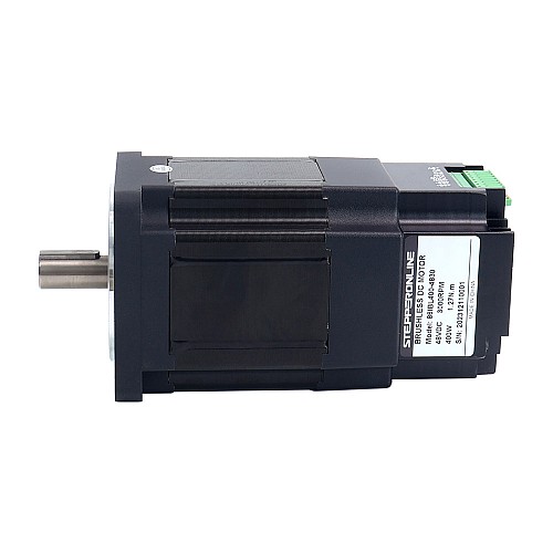 Nema 34 86x86x168mm Integrated Brushless DC Motor 400W 48V 3000RPM 1.27Nm 8.33A w/ Driver - 86IBL400-4830 | StepperOnline CA