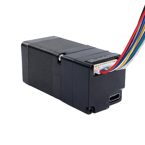ESS Series 7.4Ncm(10.48oz.in) Nema 11 Integrated Closed Loop Stepper Servo Motor 24VDC 16-bit Encoder - ESS11-P01 | StepperOnline CA