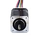 Nema 17 Integrated Stepper Motor 0.44Nm(62.32oz.in) w/ Controller ISC02 10-30VDC - ISC02-04 | StepperOnline CA