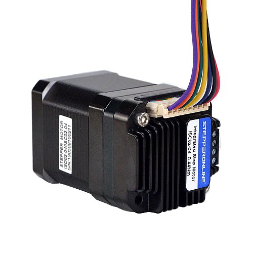 Nema 17 Integrated Stepper Motor 0.44Nm(62.32oz.in) w/ Controller ISC02 10-30VDC - ISC02-04 | StepperOnline CA