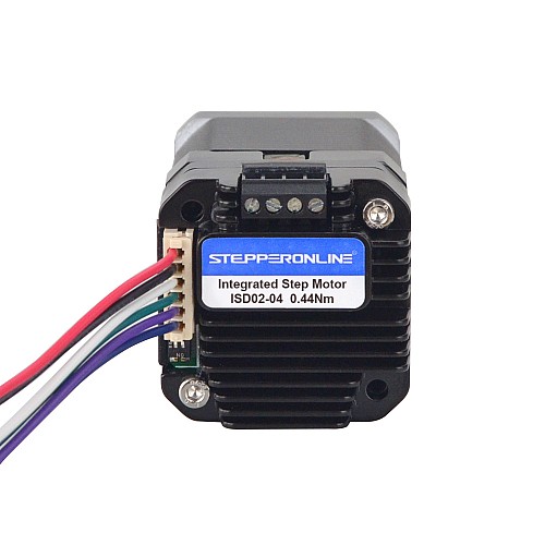 Nema 17 Integrated Stepper Motor 0.44Nm(62.31oz.in) w/Driver ISD02 10-30VDC - ISD02-04 | StepperOnline CA