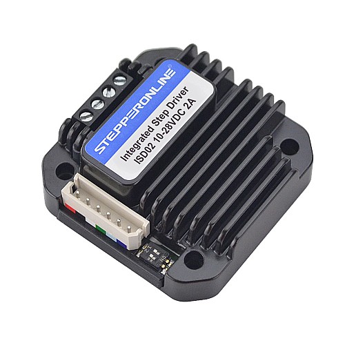 Integrated Stepper Motor Driver 0-2A 10-28VDC for NEMA 17 Stepper Motor - ISD02 | StepperOnline CA