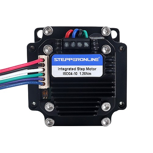Nema 23 Integrated Stepper Motor 126Ncm(178.4oz.in) w/ Driver ISD04 12-38VDC - ISD04-10 | StepperOnline CA