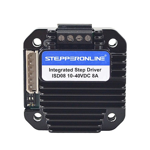 Integrated Stepper Motor Driver 3-8A 10-40VDC for NEMA 23 Stepper Motor - ISD08 | StepperOnline CA Integrated Stepper Motor Driver 3-8A 10-40VDC for NEMA 23 Stepper Motor - ISD08 | StepperOnline CA