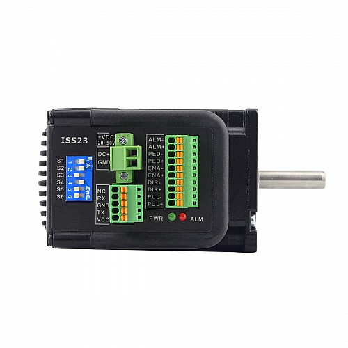 Integrated Stepper Servo Motor 1Nm(142oz.in) 24-50VDC NEMA 23 Closed Loop - ISS23-10 | StepperOnline CA Integrated Stepper Servo Motor 1Nm(142oz.in) 24-50VDC NEMA 23 Closed Loop - ISS23-10 | StepperOnline CA