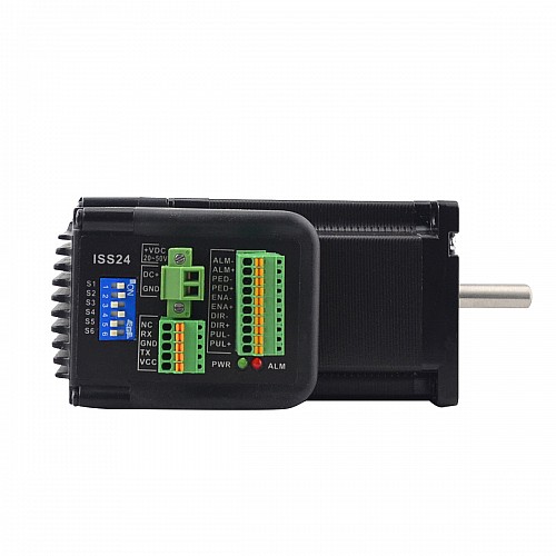 Integrated Stepper Servo Motor 3Nm(425oz.in) 24-50VDC NEMA 24 Closed Loop - ISS24 | StepperOnline CA Integrated Stepper Servo Motor 3Nm(425oz.in) 24-50VDC NEMA 24 Closed Loop - ISS24 | StepperOnline CA