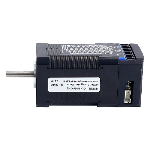iCL Series NEMA 17 Integrated Closed Loop Stepper Motor 0.8Nm(113.29oz.in) 20-36VDC w/ 14-bit Encoder - iCL42-08 | StepperOnline CA iCL Series NEMA 17 Integrated Closed Loop Stepper Motor 0.8Nm(113.29oz.in) 20-36VDC w/ 14-bit Encoder - iCL42-08 | StepperOnline CA