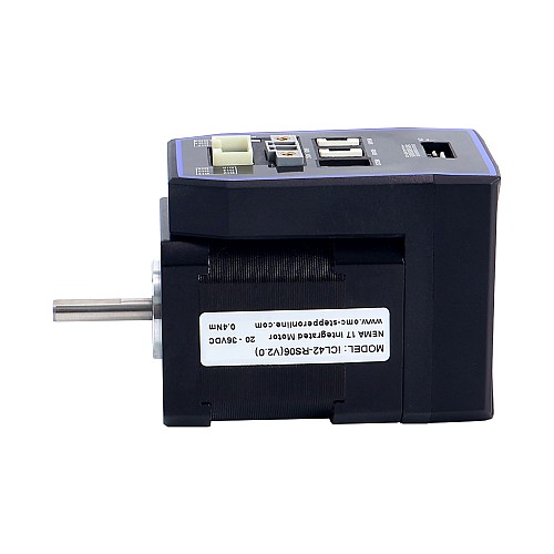 iCL Series NEMA 17 Integrated RS485 Closed Loop Stepper Motor 0.4Nm(56.64oz.in) 20-36VDC w/ 14-bit Encoder - iCL42-RS06 | StepperOnline CA iCL Series NEMA 17 Integrated RS485 Closed Loop Stepper Motor 0.4Nm(56.64oz.in) 20-36VDC w/ 14-bit Encoder - iCL42-RS06 | StepperOnline CA