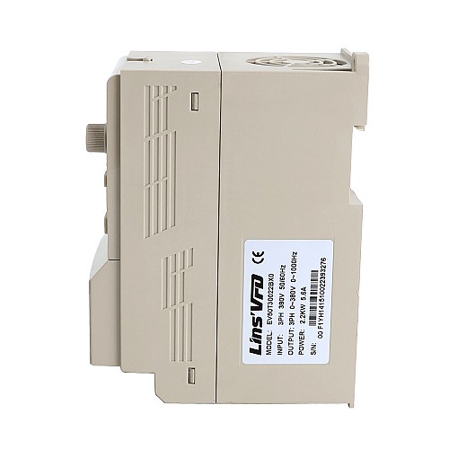 EV50 Series VFD 3HP 2.2KW 5.6A Three Phase 380V Variable Frequency Drive - EV50T30022BX0 | StepperOnline CA