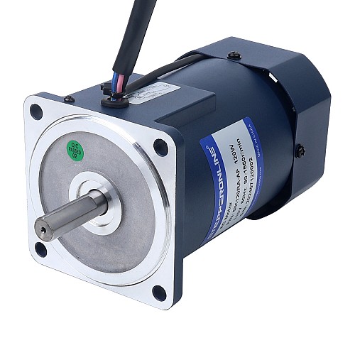 120W 110VAC 60Hz 90-1550RPM 0.72Nm(101.96oz.in) Flange 90mm Single-phase AC Variable Speed Motor - 5IK120RA-AF | StepperOnline CA