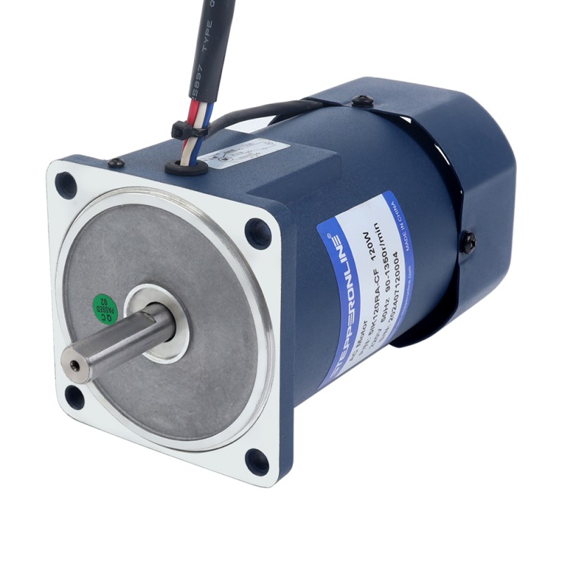 120W 220VAC 50Hz 90-1350RPM 0.90Nm(127.45oz.in) Flange 90mm Single-phase AC Variable Speed Motor - 5IK120RA-CF | StepperOnline CA