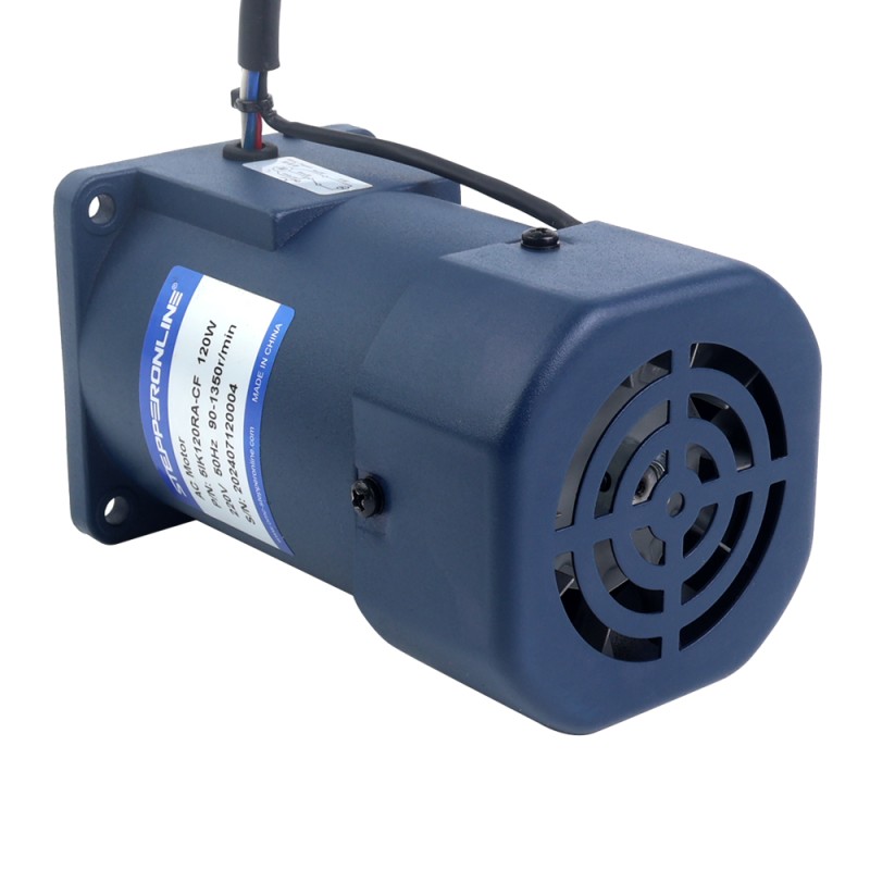 120W 220VAC 50Hz 90-1350RPM 0.90Nm(127.45oz.in) Flange 90mm Single-phase AC Variable Speed Motor - 5IK120RA-CF | StepperOnline CA