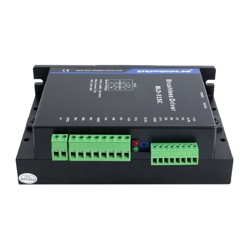Digital Brushless DC Motor Driver 24-48VDC Max 15.0A 400W - BLD-515C | StepperOnline CA