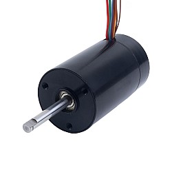 28V 3500RPM 304mNm 111W 6.06A Round Ф50x70mm Brushless Coreless Motor