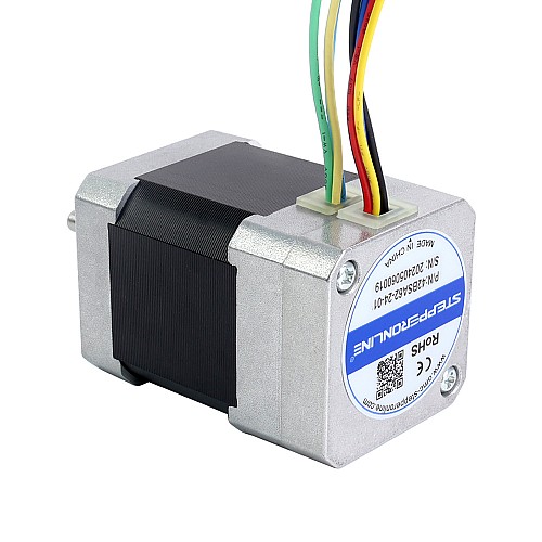 24V 3000RPM 0.16Nm 50W 3.30A 42x42x62mm Brushless DC Motor - 42BSA62-24-01 | StepperOnline CA 24V 3000RPM 0.16Nm 50W 3.30A 42x42x62mm Brushless DC Motor - 42BSA62-24-01 | StepperOnline CA