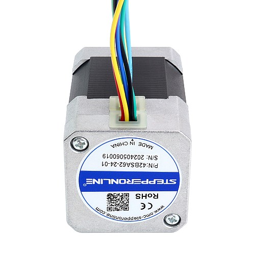 24V 3000RPM 0.16Nm 50W 3.30A 42x42x62mm Brushless DC Motor - 42BSA62-24-01 | StepperOnline CA 24V 3000RPM 0.16Nm 50W 3.30A 42x42x62mm Brushless DC Motor - 42BSA62-24-01 | StepperOnline CA