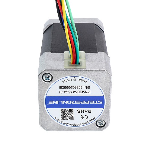 24V 3000RPM 0.24Nm 75W 4.80A 42x42x78mm Brushless DC Motor - 42BSA78-24-01 | StepperOnline CA