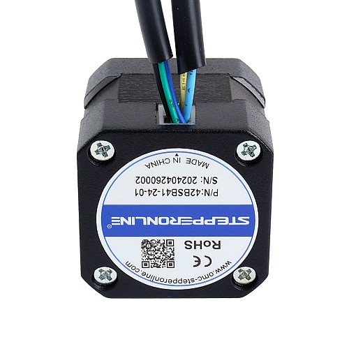 24V 3000RPM 0.063Nm 20W 1.20A 42x42x41mm Brushless DC Motor - 42BSB41-24-01 | StepperOnline CA 24V 3000RPM 0.063Nm 20W 1.20A 42x42x41mm Brushless DC Motor - 42BSB41-24-01 | StepperOnline CA