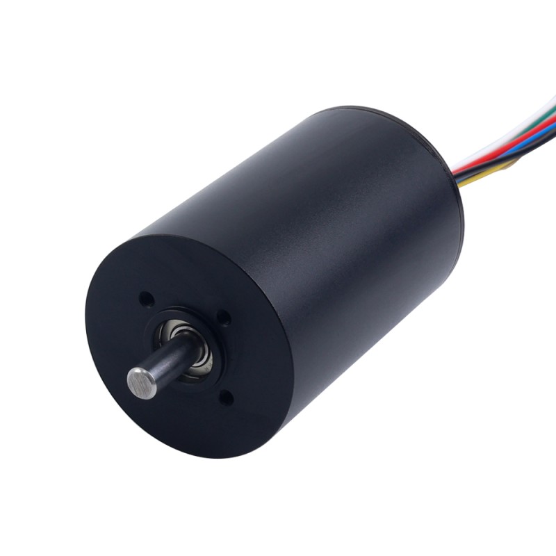 24V 210mNm 175.92W 9.68A Round Ф43x69mm Brushless Coreless Motor - 43CL70-24-P2-8000 | StepperOnline CA