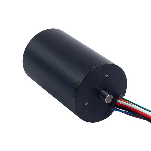 24V 210mNm 175.92W 9.68A Round Ф43x69mm Brushless Coreless Motor - 43CL70-24-P2-8000 | StepperOnline CA