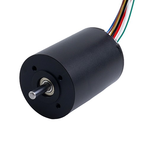28V 304mNm 111W 6.06A Round Ф50x70mm Brushless Coreless Motor - 50CL70-28-P2-3500 | StepperOnline CA