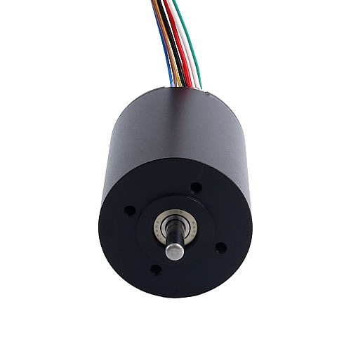 28V 304mNm 111W 6.06A Round Ф50x70mm Brushless Coreless Motor - 50CL70-28-P2-3500 | StepperOnline CA