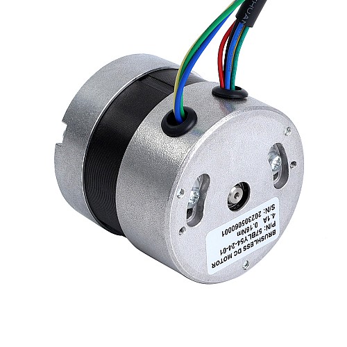 24V 4000RPM 0.16Nm 67W 4.1A Ф57x53.5mm Brushless DC Motor - 57BLY54-24-01 | StepperOnline CA