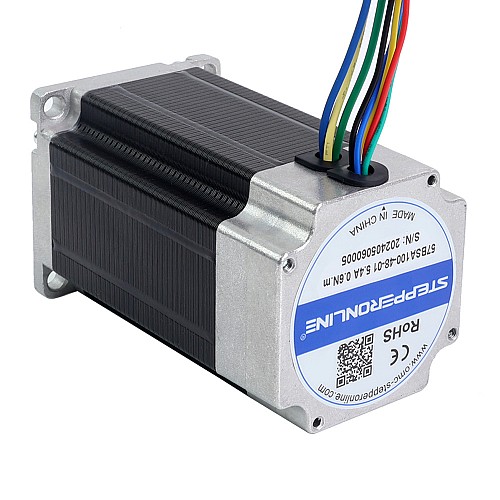 48V 3000RPM 0.6Nm 188W 5.40A 57x57x100mm Brushless DC Motor - 57BSA100-48-01 | StepperOnline CA