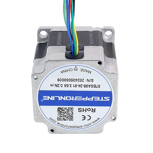 24V 3000RPM 0.2Nm 63W 3.60A 57x57x58mm Brushless DC Motor - 57BSA58-24-01 | StepperOnline CA 24V 3000RPM 0.2Nm 63W 3.60A 57x57x58mm Brushless DC Motor - 57BSA58-24-01 | StepperOnline CA